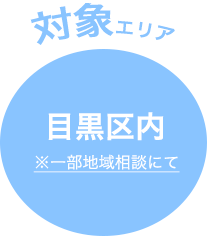 目黒区内、一部地域